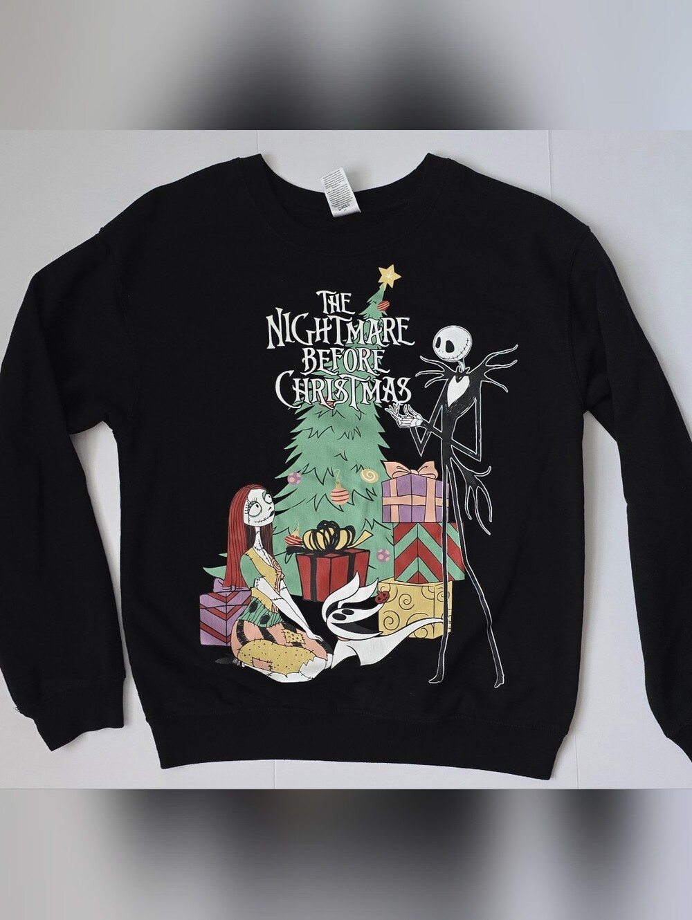 The Nightmare Before Christmas Black Crewneck Sweatshirt